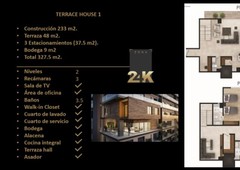 terrace house en venta en zona 24k col. privadas del pedregal
