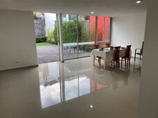 departamento en renta 148 m2 con jardín privado de 100m2 en chimalistac