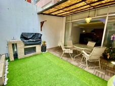 gardenhouse amueblado y equipado en renta polanco con terraza