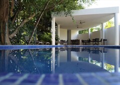 3 cuartos, 187 m casa de diseño minimalista con piscina y cerca del mar caribe.