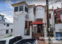 doomos. casa en venta lomas de rosales tampico recuperacion bancaria