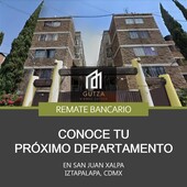 doomos. departamento en venta en san juan xalpa, iztapalapa, ciudad de méxico