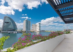 doomos. venta nueva y elegante casa 4r c elevador en la marina puerto cancún