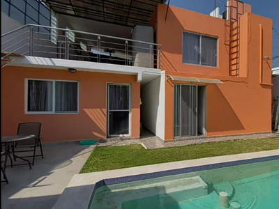 Casa Moderna Al Norte De Cuernavaca | En Lomas Tzompantle | 4 Recs, 4 Baños, Alberca Y Jardín Privado
