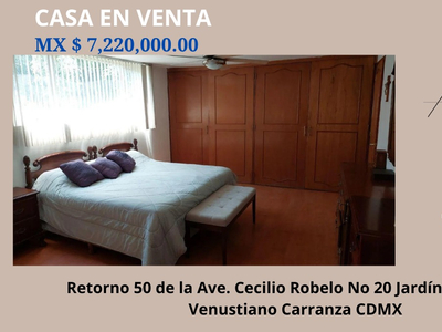 Casa En Venta En Jardin Balbuena Cdmx I Vj-bn-026