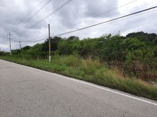 Terreno de uso mixto con frente sobre carretera Mérida-Progres