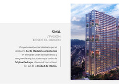 departamento en venta - desarrollo de lujo al sur de cdmx - 2 habitaciones - 114 m2
