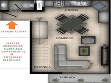 en venta, departamento zona polanco df delegacion miguel hidalgo cdmx - 2 recámaras - 3 baños - 100 m2