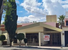 renta casa de una planta, arboledas de san ignacio, puebla