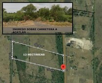 terreno en venta en centro lógistico jalisco, acatlán de juárez, jalisco