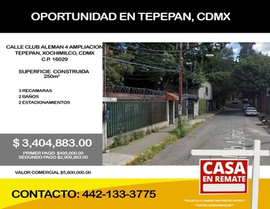 OPORTUNIDAD TEPEPAN XOCHIMILCO