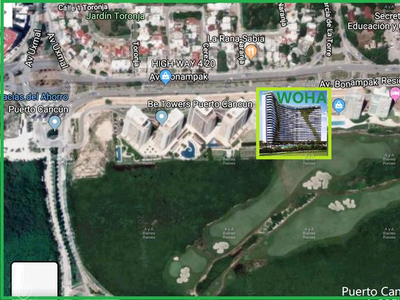Departamento 2 Recámaras En Pre Venta A Estrenar, Woha Puerto Cancún, Av. Bonampak.