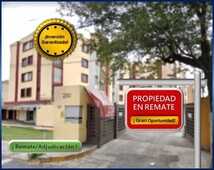 departamento en remate bancario en sanjuan tlihuaca, azcapotzalco gran inversion