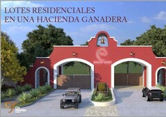 Lotes Residenciales, amenidades tipo Hacienda Ganadera, Z. turística en Yucatán