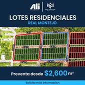 lotes residenciales en pre venta en mérida yucatán con desc. del 3 solo octubre
