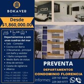 PREVENTA DEPARTAMENTOS EN BOCA DEL RIO CONDOMINIO FLORENCIA