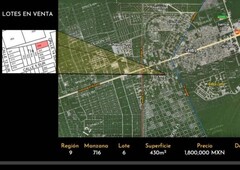 Terreno en Venta en Tulum