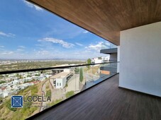 renta departamento de 2 recámaras con amplia terraza, av. chapultepec, slp