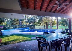 en renta, casa en campo de golf, lomas de cocoyoc - 3 recámaras - 450 m2