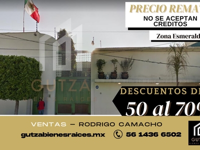 Doomos. Gran Remate de Enorme Casa en Venta en Campestre Guadalupana, Edo Mex RCV