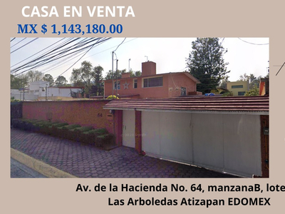 Casa En Venta En Las Arboledas Atizapan Edomex I Vj-di-040