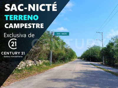 Terreno Campestre En Sac Nicté Al Norte De Mérida, Chablekal.