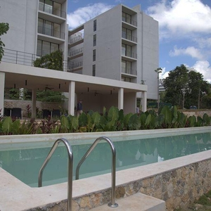 Doomos. Departamentos en venta en Cabo norte, Mérida, Piscina estilo Cenote.