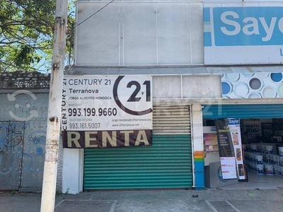 LOCAL RENTA AVENIDA 27 DE FENRERO ATASTA VILLAH...