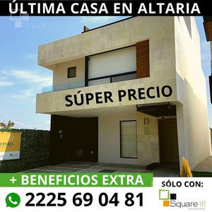 CASA EN VENTA EN ALTARIA RESIDENCIAL, ULTIMA, SÚPER PRECIO BENEFICIO EXTRA