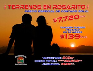 Terreno en Venta en Rosarito, Baja California