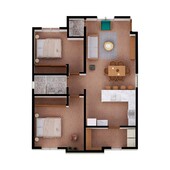 2 cuartos, 97 m ultimo condominio en montemar 139k