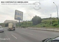 terreno sobre autopista mex qro cerca d perinorte