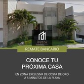 casa en venta en fraccionamiento costa de oro, boca del río, veracruz