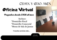 estudio, 8 m oficinas en renta virtuales