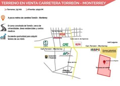 TERRENO EN VENTA EN CARRETERA TORREON - MONTERREY