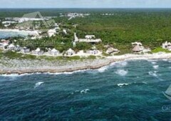 Terreno en venta frente al mar Akumal Riviera Maya