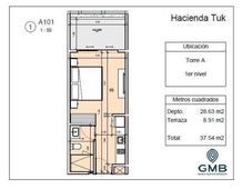 1 cuarto, 37 m departamento condominio hacienda tuk tulum