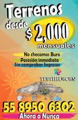 adquiere tu terreno ahora