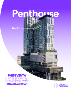 Penhouse en venta Lobby 33, Andares