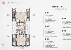 santa maría la ribera, preventa departamento 304 en calle trébol vm