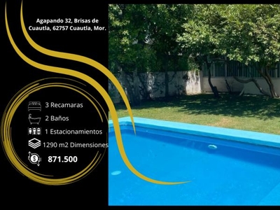 Casa en Venta con Alberca en Brisas Cuautla Morelos