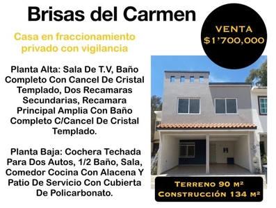 Casa en Venta en Brisas del Carmen