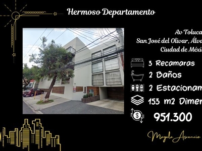 Departamento en Venta en Av Toluca