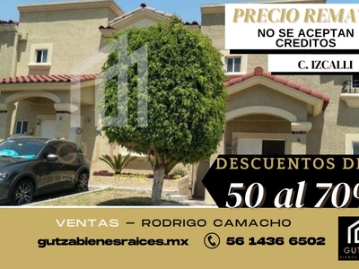 Doomos. Gran Remate, Casa en Venta, Urbi Hacienda Balboa, Cuautitlan Izcalli, Edo Mex. RCV