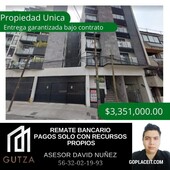 en venta, departamento en col narvarte oriente cdmx remate bancario, narvarte oriente