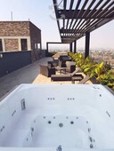 penthouse nuevo en coyoacan con roof garden