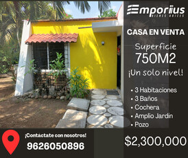 Casa En Venta En Tapachula