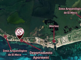 Condo Con Club De Playa Frente Al Mar, Alberca, Gym Y Salón De Eventos, En Costa Mujeres, Cancun.