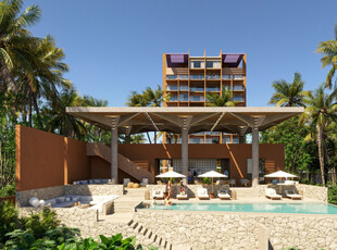 Condominio Con Club De Playa Frente Al Mar, Alberca, Cancha De Paddel Y Ludoteca En Costa Mujeres, Cancun.