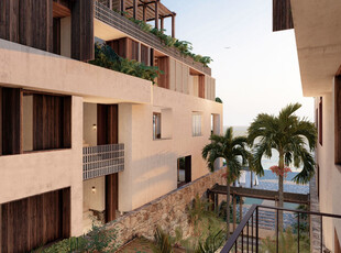 Condominio Frente Al Mar Con Alberca Privada Y Terraza, Pre-construcción Tulum.